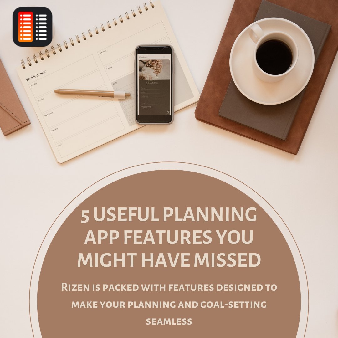 RizenHabits's tweet photo. Discover five hidden gems in Rizen that can boost your planning:
Daily Focus Mode 🎯
Habit Tracker 📊
Smart Reminders ⏰
Collaboration Tools 🤝
Customizable Templates 📝
➡️ https://t.co/KlGFwhotXA

#Rizen #PlanningApp #Productivity #GoalSetting #SmartReminders #HabitTracker https://t.co/YtHwlSeqB8