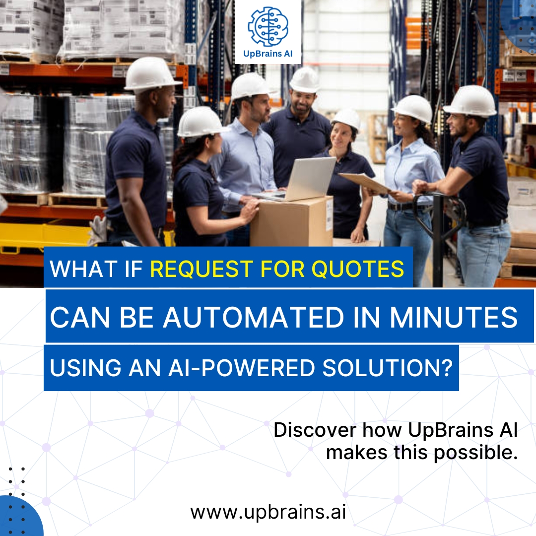 UpbrainsA's tweet image. At UpBrains AI, we’re transforming the way businesses handle their RFQs. Our AI-powered solution streamlines and automates the entire process, saving you time and reducing errors.
👉 Discover how our innovative technology can revolutionize your workflow and boost efficiency.