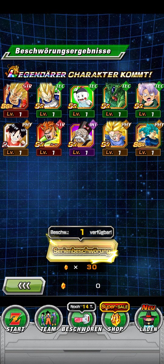 Rac00n1987's tweet photo. My Last Run are so garbage thanks for nothing 950 Stones for broly and Zero broly  hate this celeb so much #Dokkan9thAnniv https://t.co/evQ66fJ2xZ