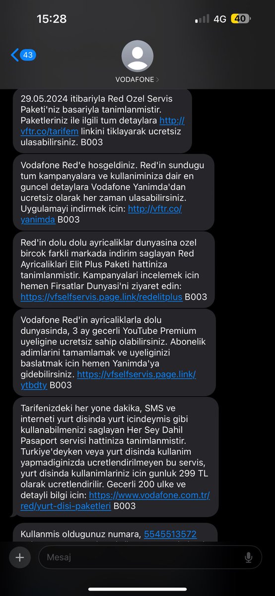 AhmoBeyDerKi's tweet photo. Mayıs sonunda arıyorsunuz yeni taahhüt öneriyorsunuz kabul ediyorum. Şans eseri yanımda uygulamasından taahhütün yenilenmediğini öğreniyorum ve güncel fiyat 900 lira. Amacınız nedir?@VodafoneTR @vodafonered @VodafoneDestek https://t.co/5MYmAEvS7K