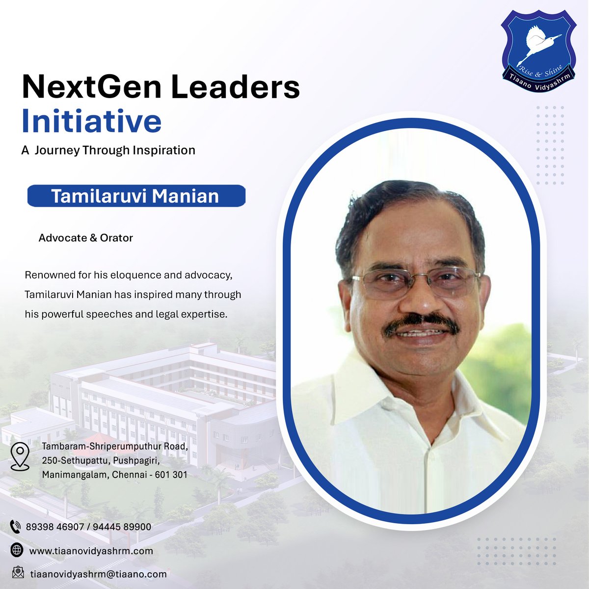 vidyashrm's tweet image. At Tiaano Vidyashrm, we believe in the power of inspiration and leadership. Our NextGen Leaders Initiative reflects on the incredible journey #Leadership #Inspiration #NextGenLeaders #TiaanoVidyashrm #EducationExcellence #FutureLeaders #EthicalGovernance #InnovativeEducation