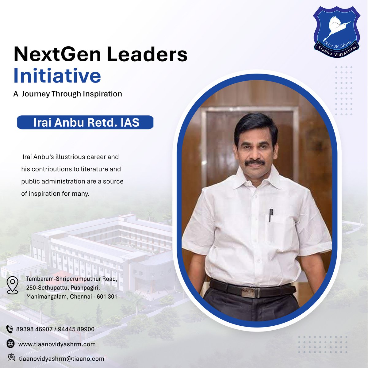 vidyashrm's tweet image. At Tiaano Vidyashrm, we believe in the power of inspiration and leadership. Our NextGen Leaders Initiative reflects on the incredible journey #Leadership #Inspiration #NextGenLeaders #TiaanoVidyashrm #EducationExcellence #FutureLeaders #EthicalGovernance #InnovativeEducation