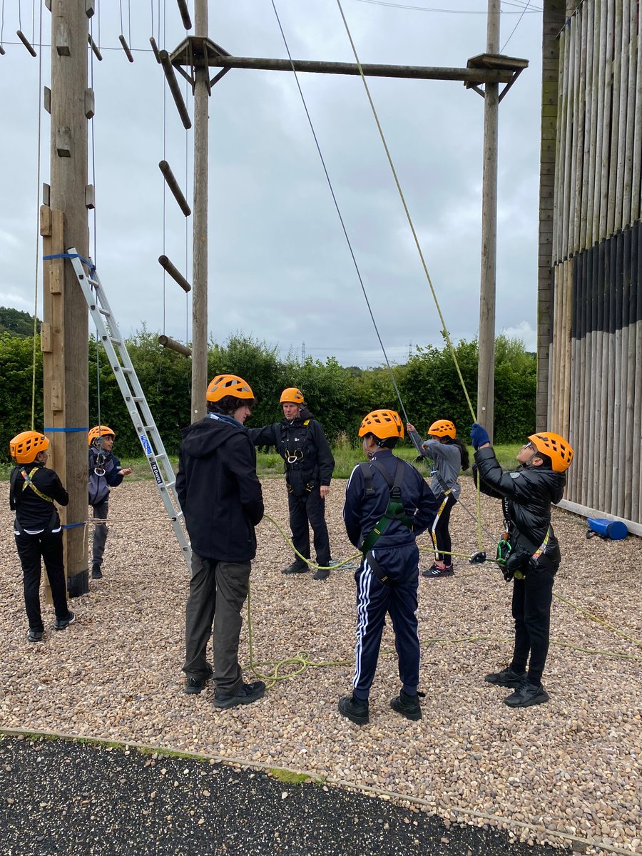 WarleyRoadPri's tweet photo. Highropes, climbing wall and the pedestal. The children are demonstrating great resilience as they overcome their fears and scale the heights of the aerial assault course. Well done, Y6 👏🧗♀️
@ImpactMAT #talkreadwrite #highaspirations #digdeep #4Rs https://t.co/AZMv8TjENm