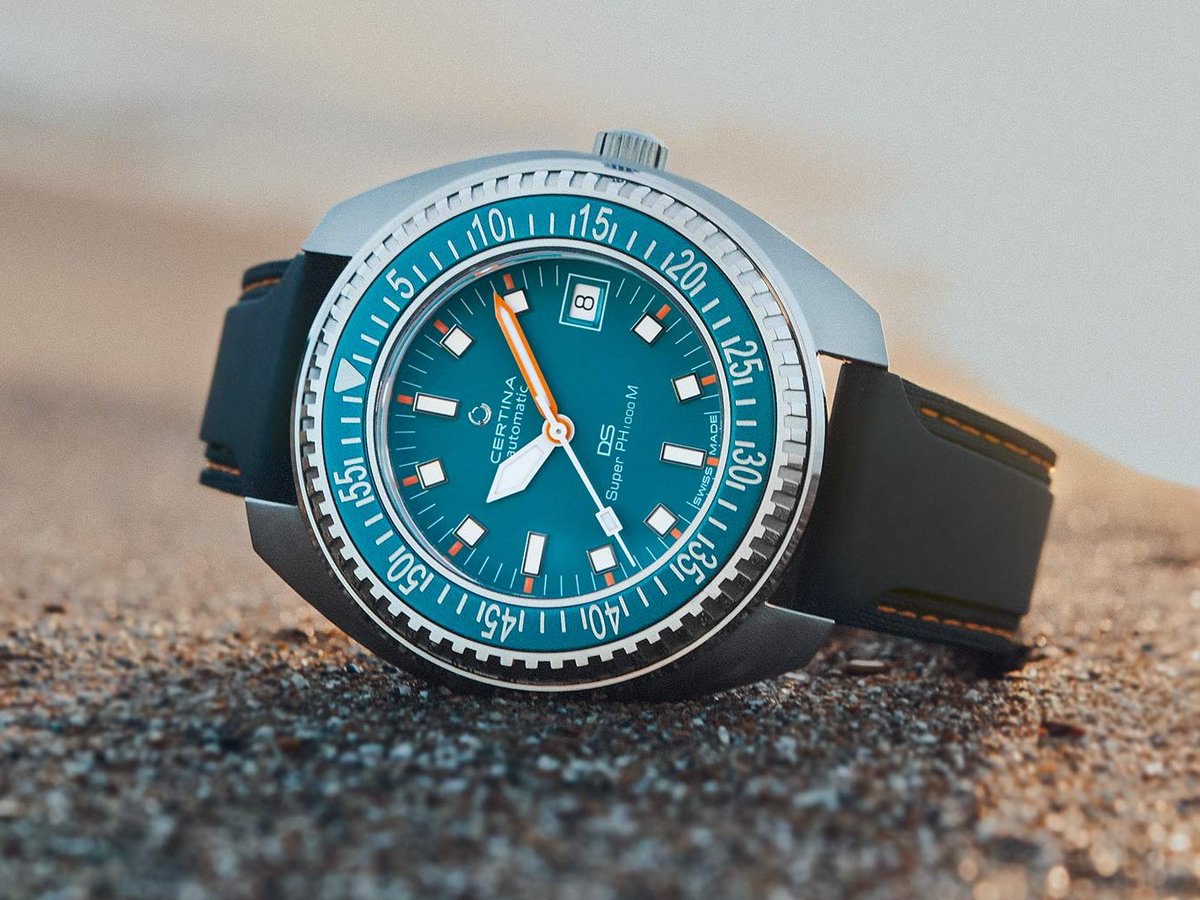 time_watches's tweet image. #Certina introduced the new DS SUPER PH1000M STC  in support of #seaturtle conservation. Discover this high-performance #diverswatch water resistant  to 1,000 meters at timeandwatches.com/2024/07/certin…