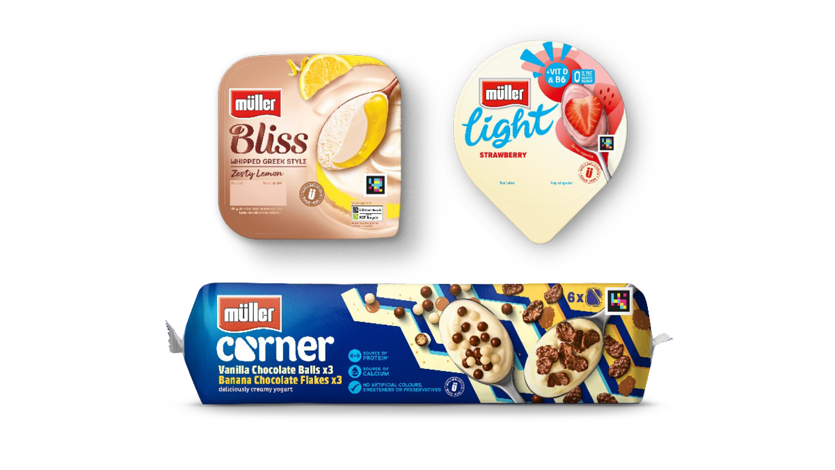 SLCouncils's tweet photo. Müller Yogurt & Desserts announces it will be the first in the UK #DairyIndustry to add @navilens codes to all its products, boosting accessibility for #blind & #PartiallySighted people. This follows work with #Birmingham & #BlackCountry SLC to #MakeRetailAccessible. Learn more: https://t.co/QO4LpNQlt2
NaviLens is an app which sees a high-contrast colour code printed on product packaging. The code is detectable by a smartphone camera from up to 12 times further away than a QR code. It also has a wide reading angle of up to 160 degrees. This means anyone using the app does not need to know precisely where the code is located to scan it.
Depending on shopper preferences, the app can then read or display product information on their phone using accessibility tools. This is for ingredients, allergens, nutrition and recycling information for the product.
Louise Connop, Sight Loss Council Senior Engagement Manager @PocklingtonHub, explains:
“Sight Loss Councils are proud of our partnership with Müller and our SLC volunteers to inform and increase the accessibility of packaging, to make their products more accessible for BPS people.
“As a person living with sight loss, accessible packaging means the difference between understanding what a product is and any potential allergens versus being unable to shop independently and pick products in the store on my own. Instead, I can simply now scan the packaging with my smartphone which will recognise and tell me about the product and its ingredients easily using the app.”
#VisionForChange