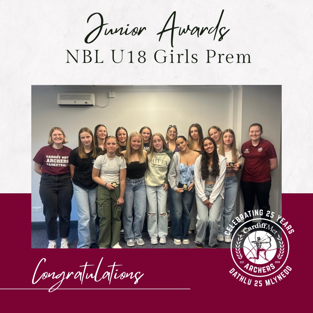 𝗝𝘂𝗻𝗶𝗼𝗿 𝗔𝘄𝗮𝗿𝗱𝘀

Congratulations to the winners from our NBL U18 Girls Prem Team. 

Defensive Player - Nadia  
Coaches Player - Millie
Most Improved Player - Nansi
MVP - Lily  

facebook.com/share/p/6EYcMQ…

Da iawn, all! 

#ArcherFamily25