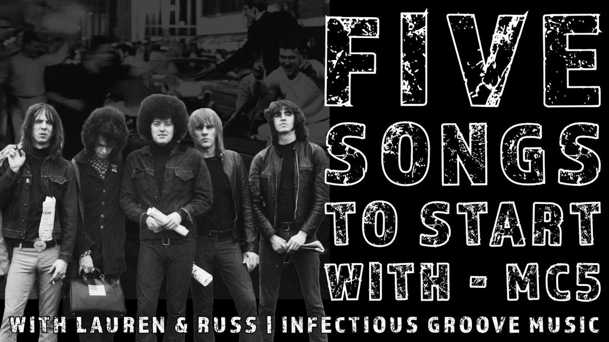 jaxfuneatsdrink's tweet image. NEW VIDEO! We our continuing our 5 Songs To Start With series with a viewer request to cover the legendary #Detroit band #MC5

Subscribe &amp;amp; watch here
youtu.be/AbgtK5Nv_z8?si…