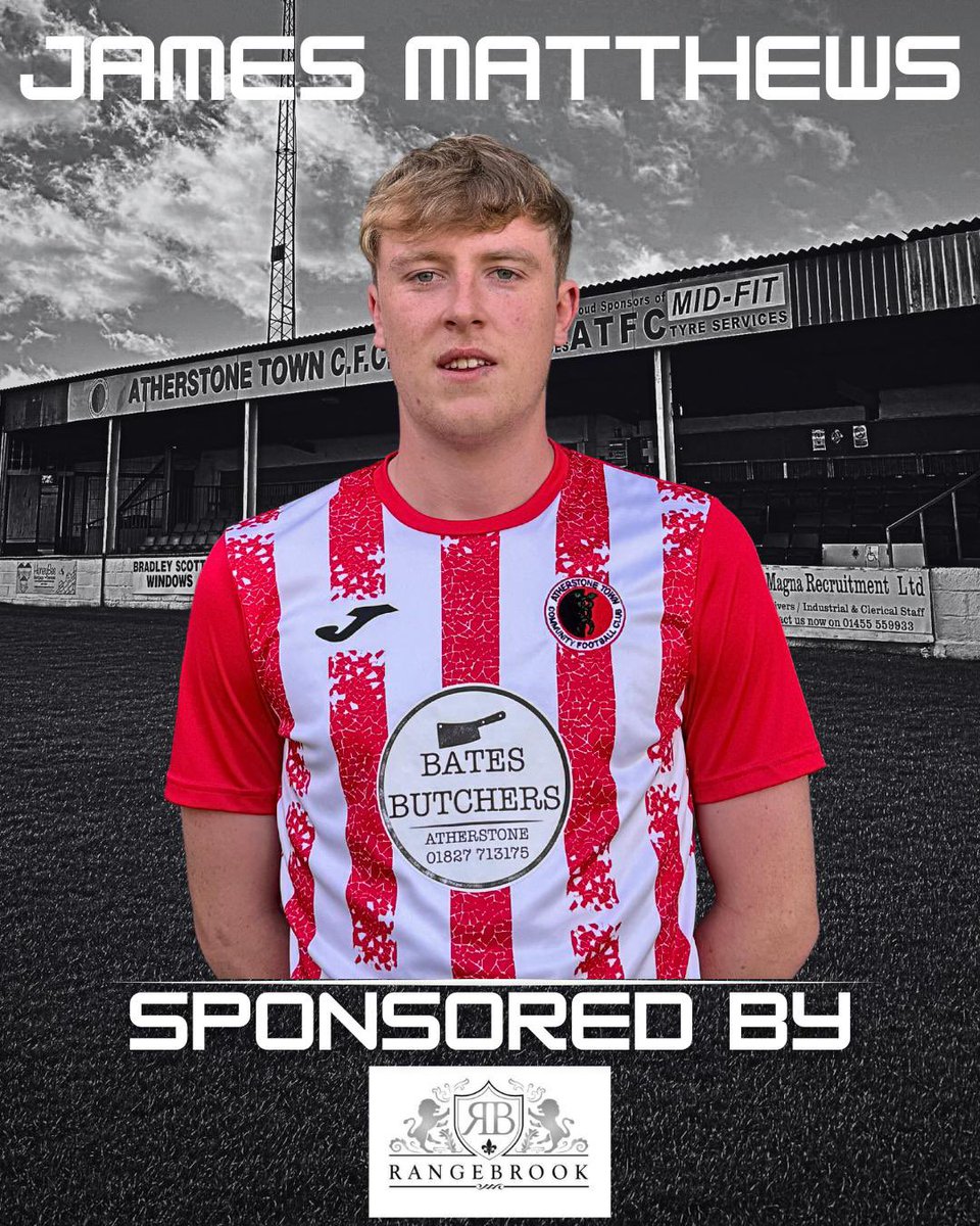 FCAtherstone's tweet photo. π₯ PLAYER SPONSOR π₯
A big ATCFC thank-you to @Rangebrook4x4 for their sponsorship of James Matthews for the 2024/25 season.π
Everyone at the club greatly appreciate your continued support.π
β€οΈπ€π
#addersfamily
#heartofthecommunity
#makeaddersgreatagain https://t.co/2qMuei8tjp