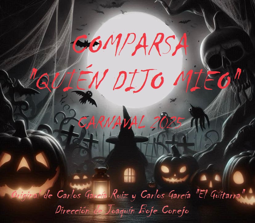 ComparsaCG's tweet photo. Buenas tardes familia!! En las próximas semanas iremos presentando a los componentes del grupo. Hoy simplemente pasamos por aquí para dejaros el nombre de nuestra comparsa para el próximo carnaval. Con todos ustedes "Quién dijo mieo".

Desando que empiezan los ensayos!! https://t.co/kyyi77sHlO