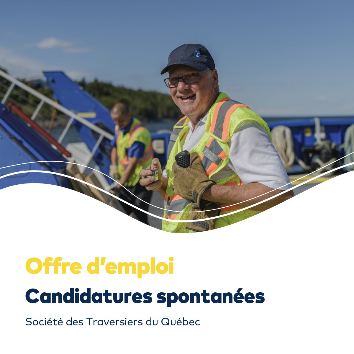 T’aimes ça le milieu maritime? 🌊

Viens vivre ta prochaine aventure avec nous, dans l’une de nos traverses 👉 de Sorel-Tracy à la Basse Côte Nord en passant par Québec, Charlevoix et Matane ainsi qu'au siège social, c’est toi qu’on veut 🤗

Postules ➡️ tinyurl.com/CandidatureSpo…