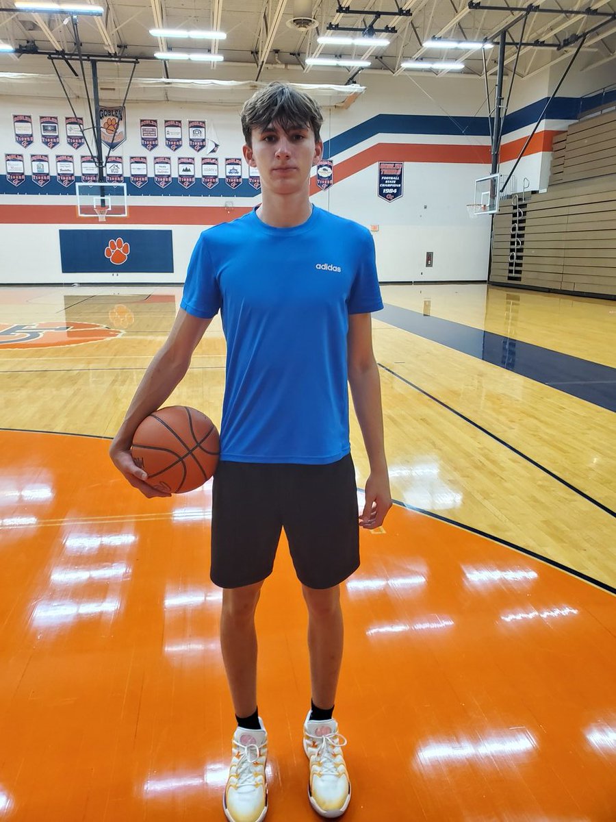 6'6 wing Aden Newberry (Gobles) is really working on his craft this summer.  Expect a great Jr. Season from him.  Gym Rat with great upside.