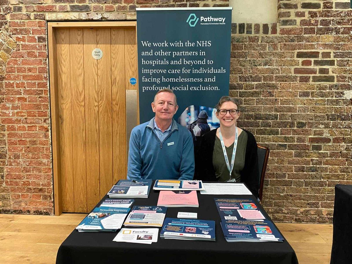 Very pleased to be at the National Health Equity Conference at <a href="/glaziershall/">Glaziers Hall</a> today, along with so many others looking to inspire future GPs to serve the needs of the most vulnerable in our society. Come see us at our <a href="/PathwayUK/">Pathway</a> stand to talk #homeless and #inclusionheath!