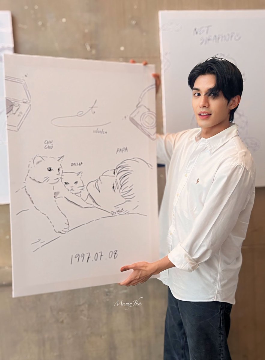 JheanJha's tweet image. ดาราเจิมคอฟ ฮืออออ น่ารักง่ะ

#Net1997aesthetic
#netsiraphop
#Net27thBDProject