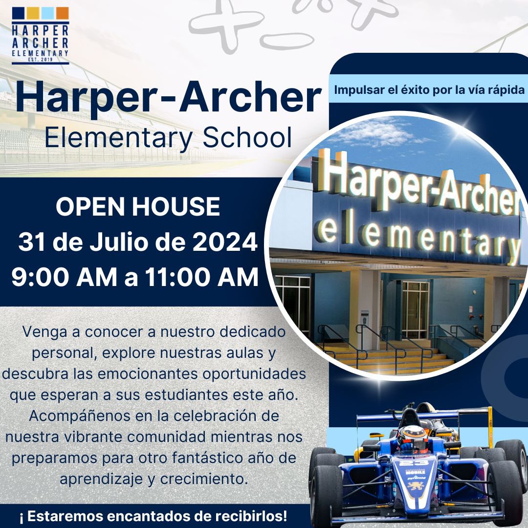 Harper-Archer Elementary School (@apshaes) on Twitter photo 📢 Attention Trailblazers Families! 🚀
Join us for our 2024-2025 Open House!
📅 July 31, 2024
⏰ 9:00 AM - 11:00 AM
📍 Harper-Archer Elementary School
Let’s kick off the school year “Fueling Success: Empowerment in the Fast Lane”! 🚌🏫✏️📚✂️🎓
See you there! <a href="/CrystalJanuary/">Crystal January</a> 📢 Attention Trailblazers Families! 🚀
Join us for our 2024-2025 Open House!
📅 July 31, 2024
⏰ 9:00 AM - 11:00 AM
📍 Harper-Archer Elementary School
Let’s kick off the school year “Fueling Success: Empowerment in the Fast Lane”! 🚌🏫✏️📚✂️🎓
See you there! <a href="/CrystalJanuary/">Crystal January</a>