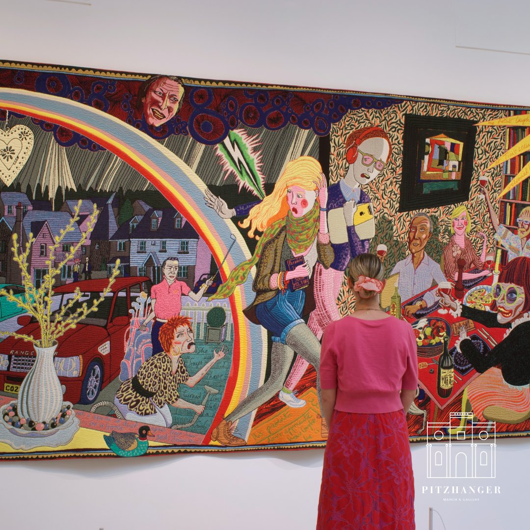 Pitzhanger's tweet photo. Exciting news, Grayson Perry's exhibition is now OPEN. Don't miss out!
#GraysonPerry #VanityOfSmallDifferences #ARakesProgress https://t.co/HXJSyk20m4