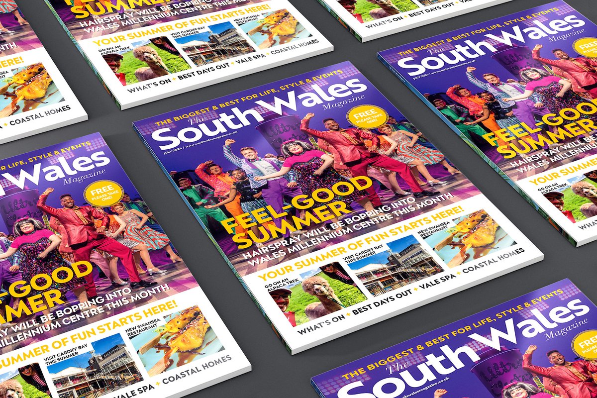The July issue of The South Wales Magazine is out now! Pick up your free copy to make the most of summer #Southwales #Cardiff #Swansea #Bridgend