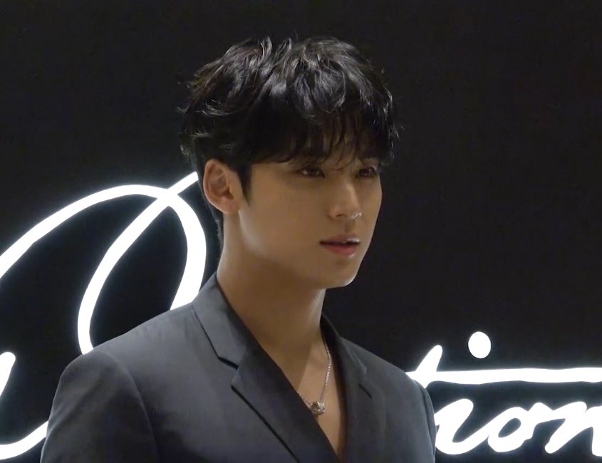 wonubliss's tweet photo. mingyu tonight 🖤 https://t.co/T201WnFdm1