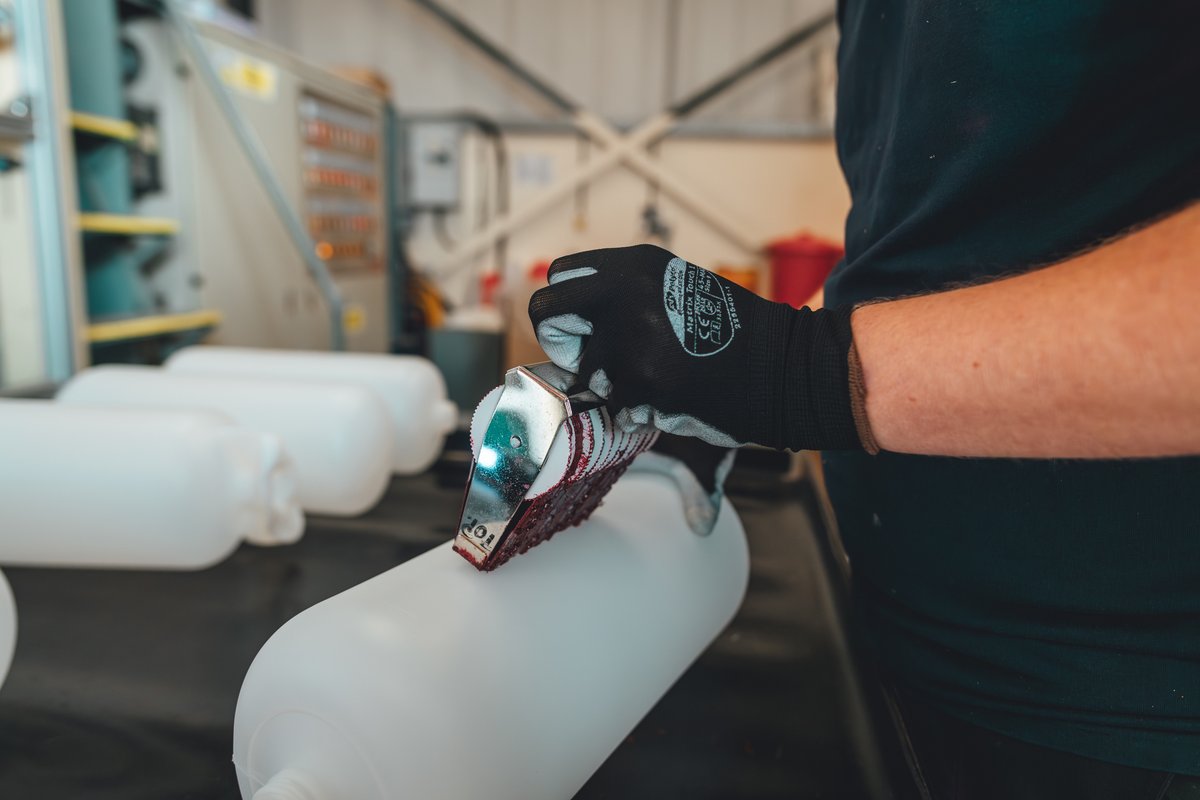 Did you know... We blow mould our P50 Composite Fire Extinguisher Range at our Factory HQ in Norfolk? 🧯

Each and every bottle is  quality checked by our machinists,  and if the bottle doesn't pass these checks then it  goes through our grinding machine for recycling 🌱