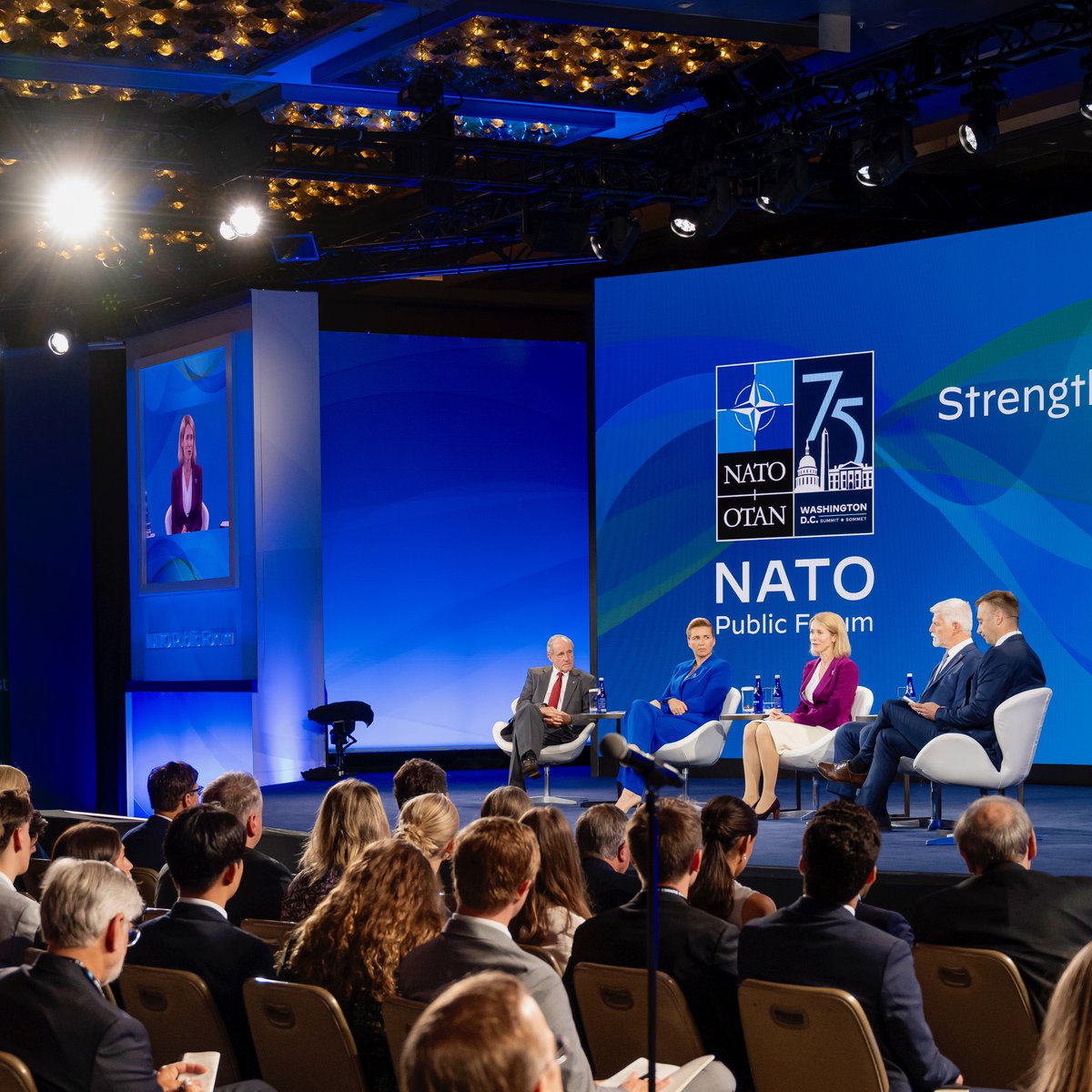 NATO's tweet photo. 🔴 LIVE NOW: The NATO Public Forum

Day 2 of the event will feature discussions with heads of state, ministers and experts on NATO’s policies and goals, as well as the decisions adopted at the Washington #NATOSummit