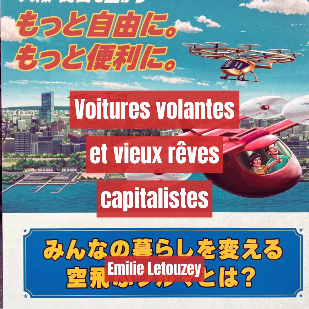 RevueTerrestres's tweet photo. Dubaï, Ōsaka, Arabie Saoudite et maintenant Paris pour les @jeuxolympiques et le bon plaisir de @vpecresse 

Les voitures volantes sont annoncées partout mais elles ne volent nulle part. Obstacles techniques ? Contestation sociale ? https://t.co/w0Y3h9WxkF