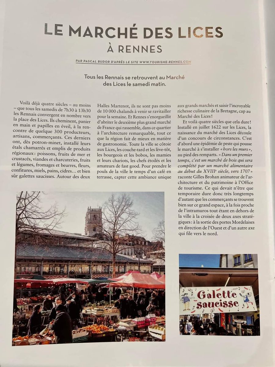 PascalBudor's tweet image. 📍 Petit article à lire de @Pascal Budor
Le marché des Lices à Rennes.🥕🍓🍎🍏🍴🦀🦞🇨🇵
#pascalbudor #rennes #lacavor #bretagne #marchedeslices #article #gastronomy #