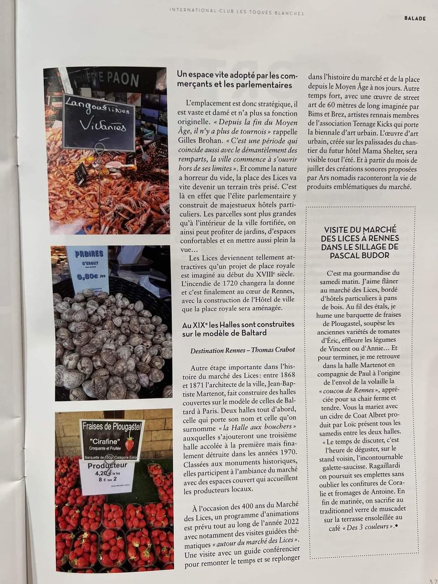 PascalBudor's tweet image. 📍 Petit article à lire de @Pascal Budor
Le marché des Lices à Rennes.🥕🍓🍎🍏🍴🦀🦞🇨🇵
#pascalbudor #rennes #lacavor #bretagne #marchedeslices #article #gastronomy #