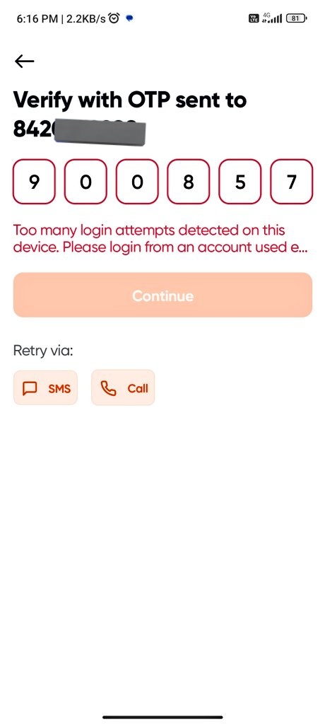 RimbikDas1's tweet photo. Dear @Swiggy  , I logged out of my account from my phone to log in from my friends account she gave me access to for "one " Service. 
 Now I can't log back into my own account  I have been trying for several days. Please help. https://t.co/abzycWO15d