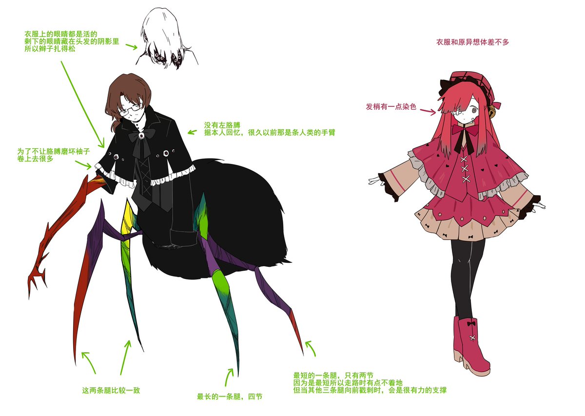 #Limbus_Company
蕾蒂希娅yuri和蜘蛛朋友glgl