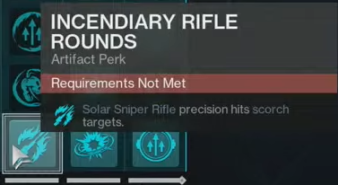 BuildsDestiny2's tweet photo. 🚨 What new artifact perk do you find the craziest?

I think the 🔫 Sniper's Meditation (increases sniper's damage, stability &amp; reload speed per hit) will boost up Still Hunt even further.
And the 🔥 Solar Fulmination (increased ignition radius &amp; damage) will be great for builds. https://t.co/eZaTh9GALv