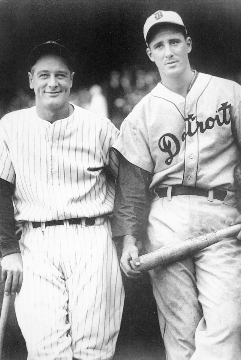 Lou Gehrig and Hank Greenberg