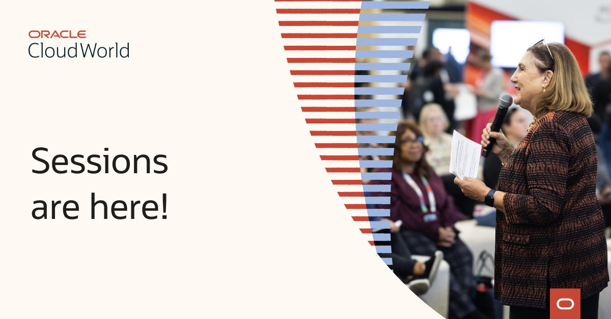 nengelbert's tweet photo. Discover the latest #AI innovations across applications, cloud infrastructure, databases, developer tools, and so much more. Explore the #CloudWorld sessions: https://t.co/sTsBCTcQkA https://t.co/05X3hm4wW6