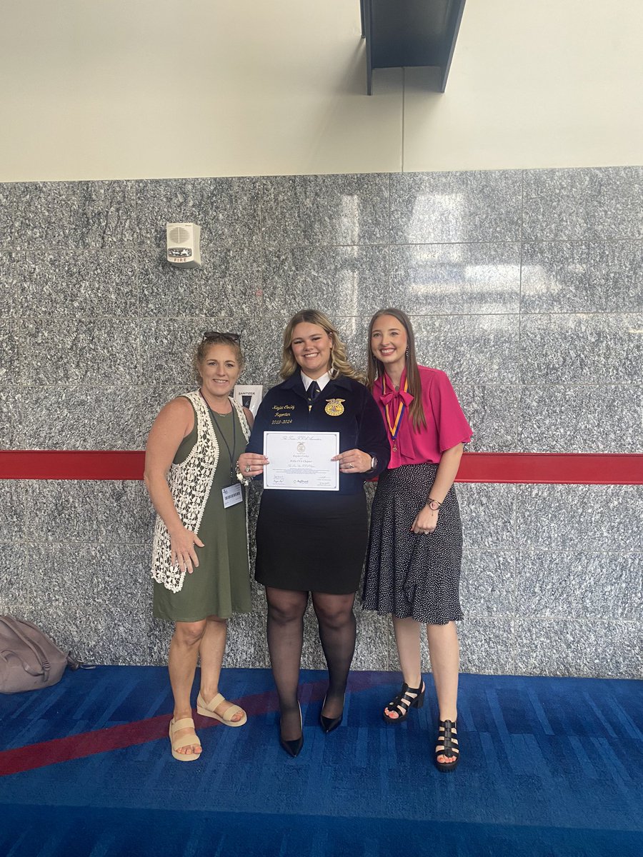 willis_ffa's tweet photo. A few pics from our 1st day at State FFA Convention! Lonestar Degrees for Kaylee and Mrs Price! 
@WillisSchools @WillisISD_CTE  @Willis_HS_TX https://t.co/W1J1V6MG0e