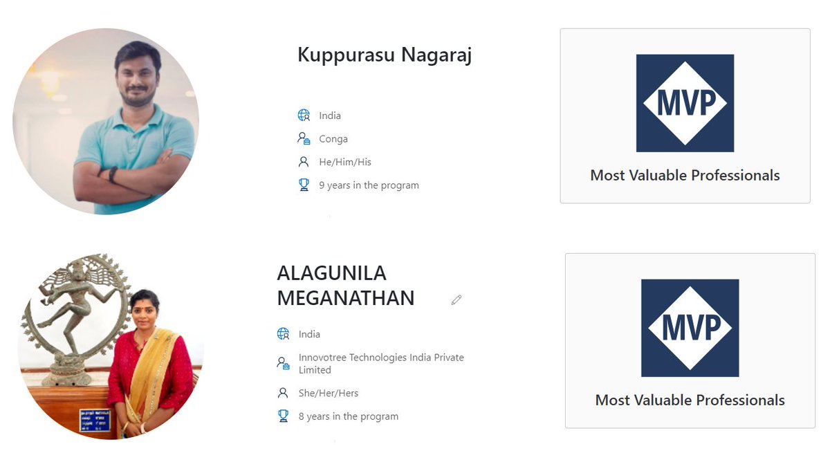 🌟 Grateful for my 9th Microsoft MVP award! Thank you for your support. Thrilled for my wife's 8th MVP. Together, we aim to impact our community positively.  <a href="/MVPAward/">Microsoft MVP Communities</a> #MVPBuzz #Community