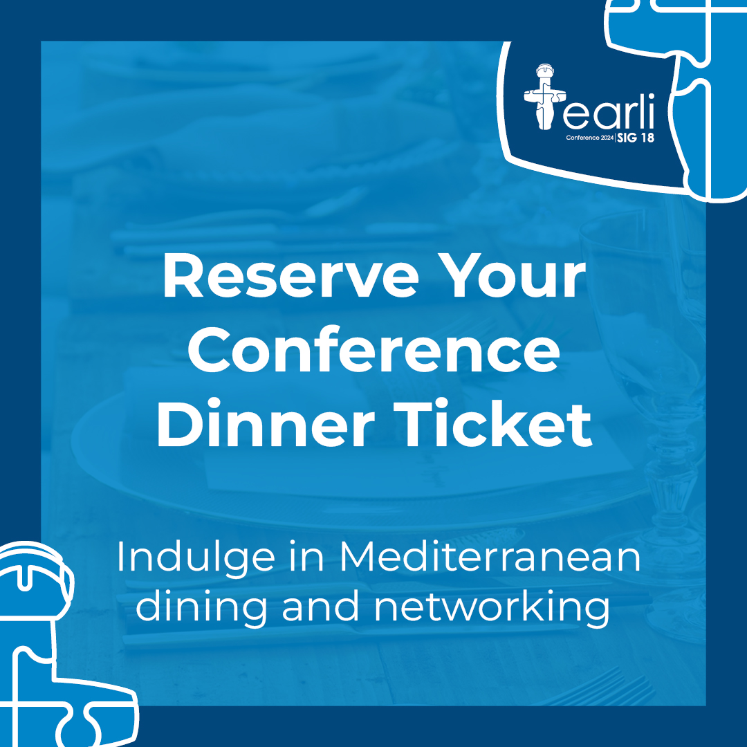 earli_sig18's tweet photo. Reserve your seat at the conference dinner today!  Visit https://t.co/OKgVEv9ldM to secure your spot and declare any dietary requirements.

👉 Learn more about the Cyprus Gastronomy: https://t.co/kQuQlpxRJB

For inquiries, contact @easy_conf.

#EARLI #SIG18 https://t.co/cQazbOQwvr