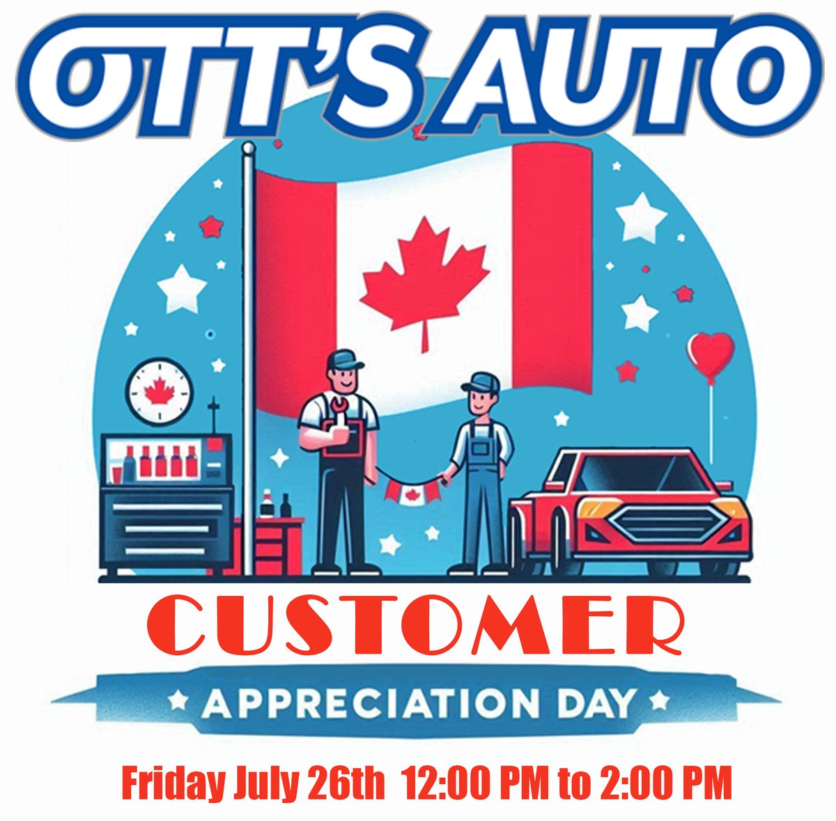 CambridgeNow_'s tweet photo. You're invited to Ott's FREE Customer Appreciation Day BBQ Lunch to say THANKS for your BUSINESS! All customers and Would-be customers are welcome. Save the Date! Friday July 26th from 12:00 to 2:00pm.
REMEMBER--SAFETY FIRST:  See you there! 
:-) ALL of Us at Ott's https://t.co/tBtKpYNj82