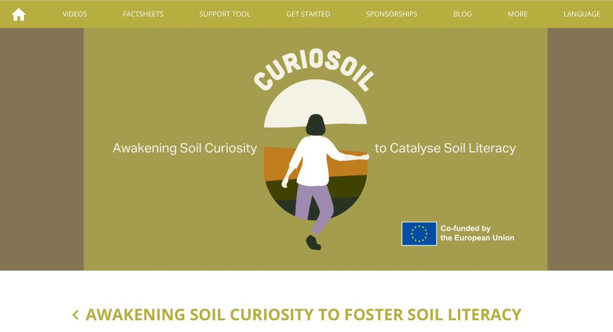 #Curiosity is a driving force for discovering the #soil by all groups of the society. The #HorizonEurope project CURIOSOIL curiosoil.eu will develop and publish all kind of means to awaken this curiosity. 
best4soil.eu/blog-page/261