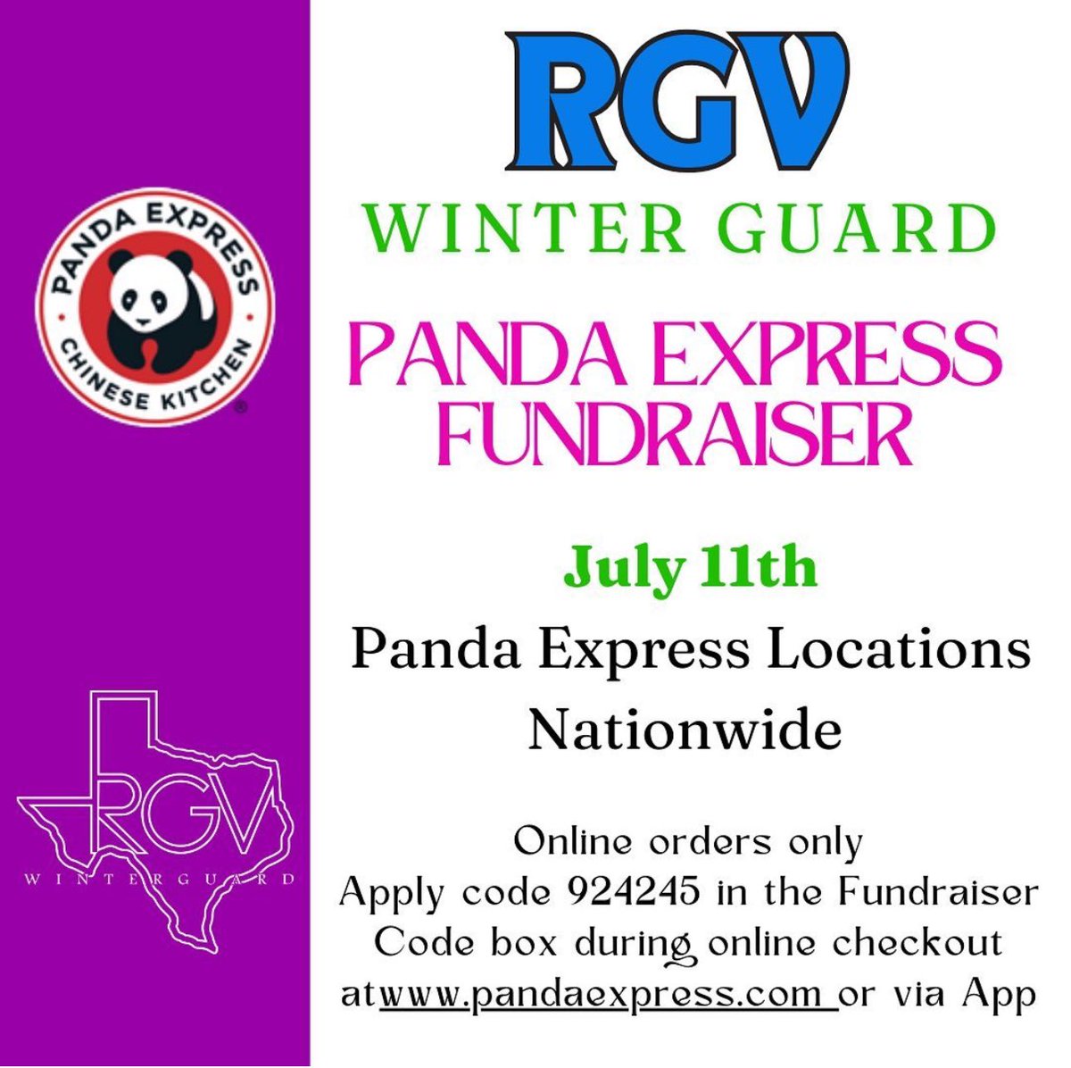 Let’s help our RGV Winter Guard get to WGI World Championships in Ohio in 2025! Some of our own PCG alumni are in this group!