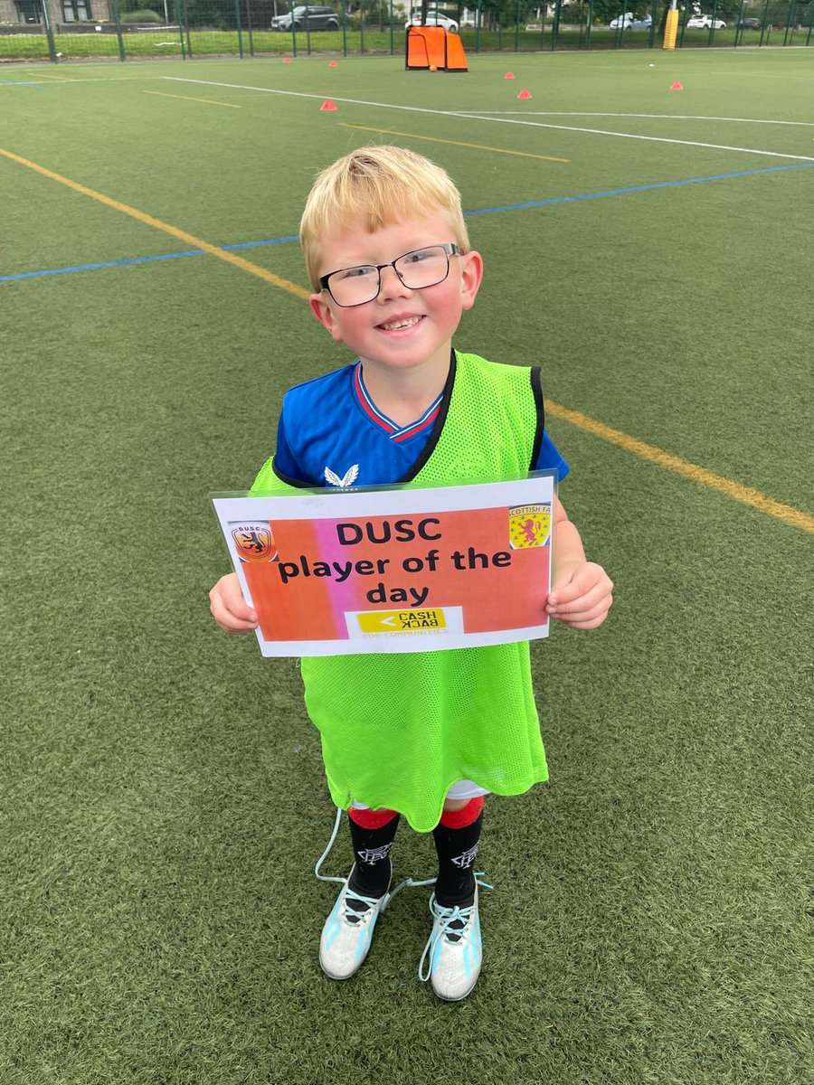 Dusc1984's tweet photo. Day 4/5 of our cashbackcamp done✅

Thankfully the rain stayed off for us today and we managed to get some sort of sun ☀️ 

A massive well done to everyone today look forward also well done to Reuben for winning Duscs cashaback player of the day⚽️😊

#footballforall https://t.co/tX8Y12n2TD