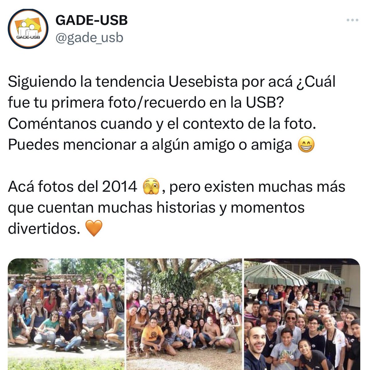 Asociación de Egresados de la USB tweet media