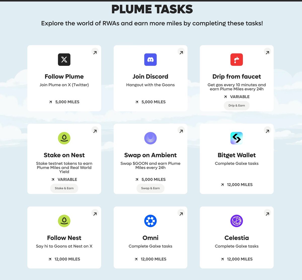 融资$1000w Plume 新的激励测试网任务教程第一个面向加密货币原生用户的RWA 链。  这个强烈建议大家做一下，0撸，后面会有空投，积分越多，空投越多！ 🔗https://t.co/zfryjGLCM4 非常简单： - 领取水龙头-