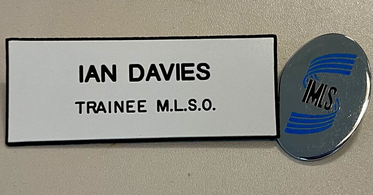 Just had a tidy up of a drawer and found these - where it all started…. 

MLSO / IMLS !! - I feel as old as dirt…