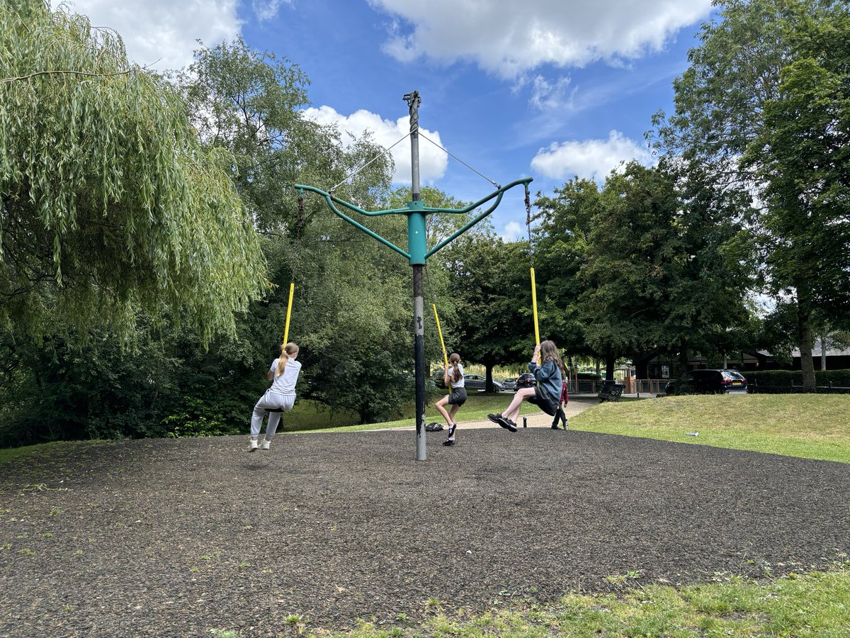 Our y6 children not on residential were treated to a trip to the park and a McFlurry today as a thank you for helping the younger classes around the school this week. #foxhill6 #foxhillvalues