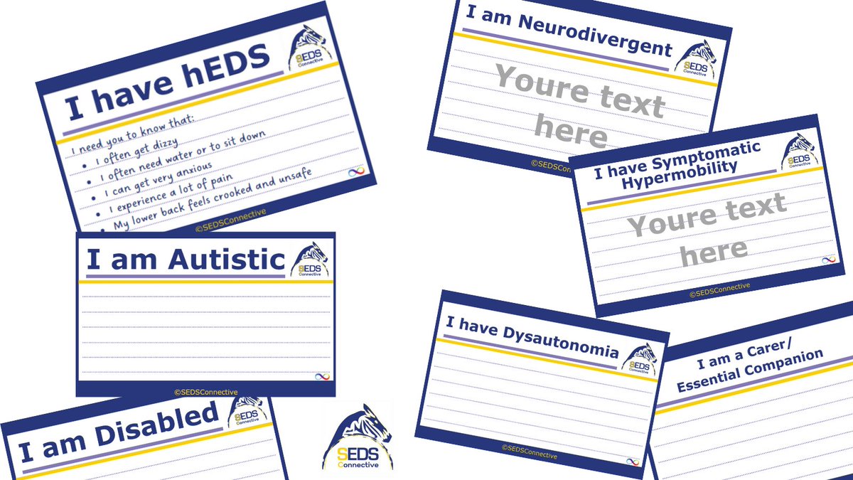 SEDSConnective's tweet image. In 2020 we #coproduced these very #award winning alert cards with our communities. They work + are simple #copro 

Personalisation is key as we flare &amp;amp; have different needs or conditions

FREE- to download in different sizes and many other designs. Copyright SEDSConnective