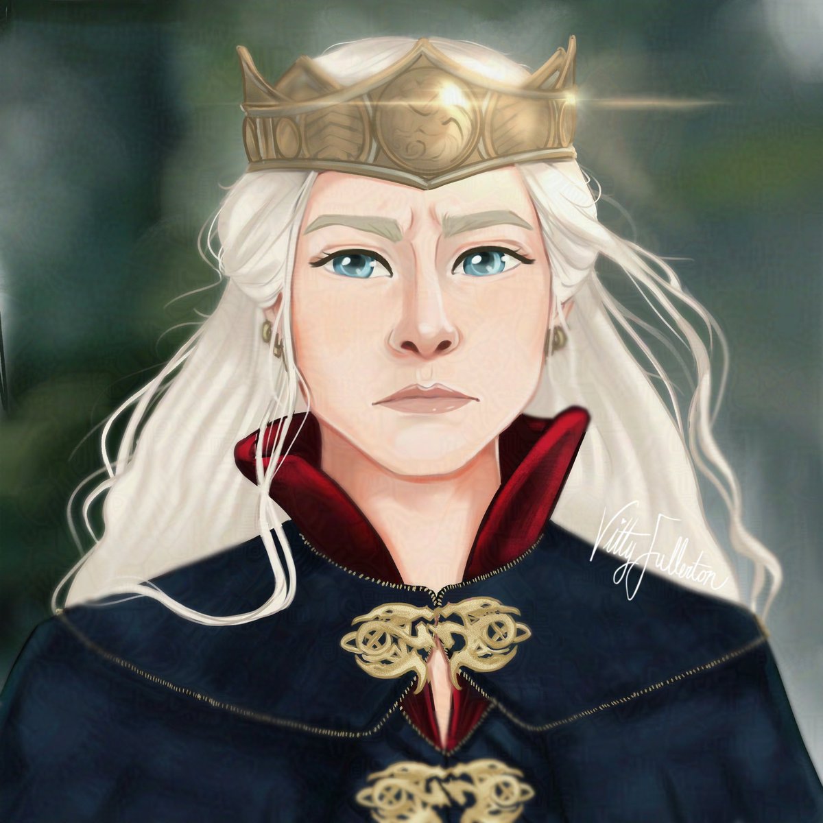 Princess of Dragonstone
Queen of the Andals, the Rhoynar 
and the First Men 
Rhaenyra Targaryen ✨

#HouseOfTheDragon
