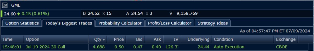RyanMeray's tweet photo. @esInvests Really interesting video! Just a heads-up, I caught that trade in Fidelity ATP's "Biggest trades" panel for the day. Interestingly enough, ATP shows the Bid at $0.47, ask at $0.49, but the fill at $0.50, and color-coded it green. What does it mean, Basil? https://t.co/I9EU8dtJzx