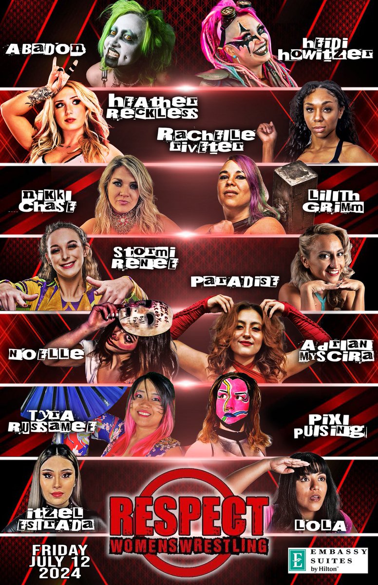 IAProWrestling's tweet photo. Tomorrow is the return of @RESPECTwomensW1!!!

Get your tickets now!!!

#WRESTLING #DENVER #COLORADO #prowrestling #Respect

https://t.co/qAzoL99MyE https://t.co/D3sYqyR9QR