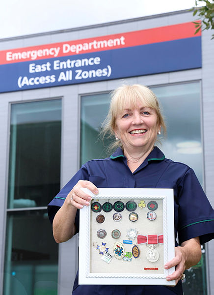 A proud aunt whose worldwide healthcare career started in Wolverhampton is passing the Nursing baton to her niece. Janine McKnight is due to retire after 46 years. Tegan Wood is starting in Nursing. Janine handed over a fob watch she had in 1978. Story: bit.ly/3zEsxpt