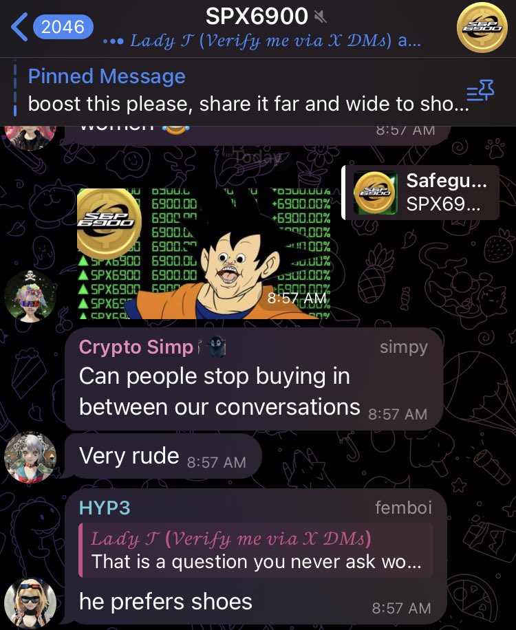 spx6900's tweet photo. Nihao 💹

Please reminder to keep $SPX telegram etiquette at all time. 

Citizen are trying to make acquaintance. Please purchase $SPX during off market hour.

Thank you for cooperation. https://t.co/4LbPPKfmqD