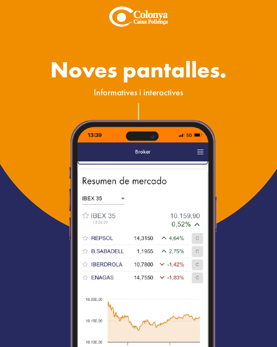 CaixaColonya's tweet photo. 📣 Atenció clients de Colonya!

📱Hem llançat una nova aplicació mòbil de banca electrònica dissenyada per millorar la vostra experiència.✨

✅Google Play: https://t.co/su5QELLtAw
✅Apps Apple: https://t.co/9e2WpjSmtG

#Colonya #ColonyaCaixaPollença #NovaApp #BancaElectrònica https://t.co/6GaVxJexev