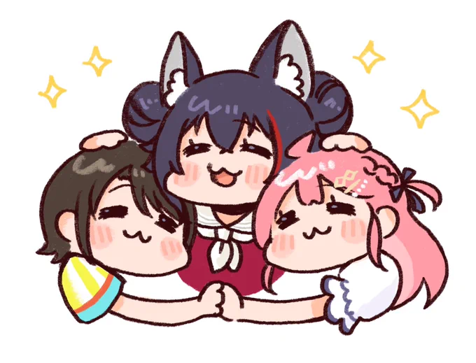 一蓮托生ミオスバみこ #みこスバ #miko_Art #プロテインザスバル #みおーん絵